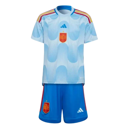 Conjunto niño España segunda equipación 2022