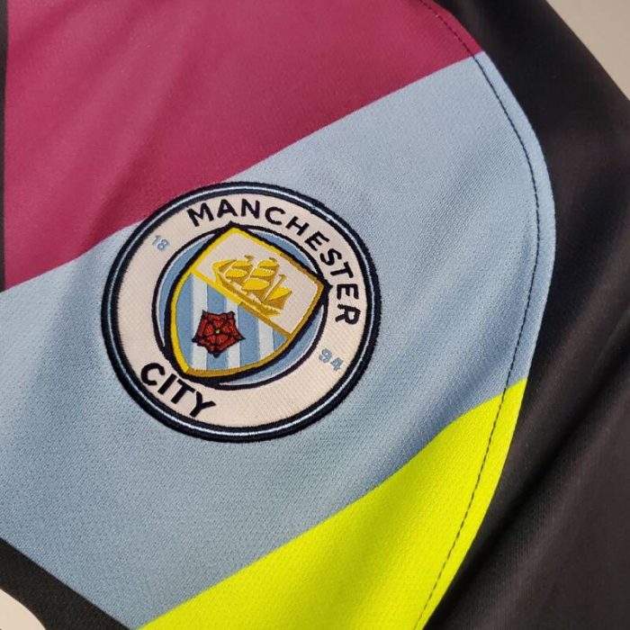 Camiseta calentamiento Manchester City 2019/20 - Imagen 5