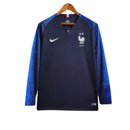 Camiseta local Retro manga larga Francia 2018
