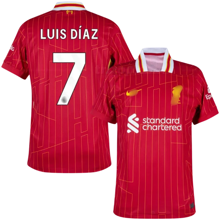 Camiseta primera Liverpool “LUIS DÍAZ #7” 24/25 - Imagen 1