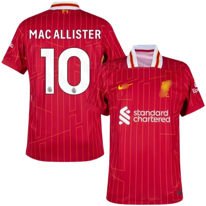 Camiseta primera niño Livepool “MAC ALLISTER #10” 24/25 - Imagen 1