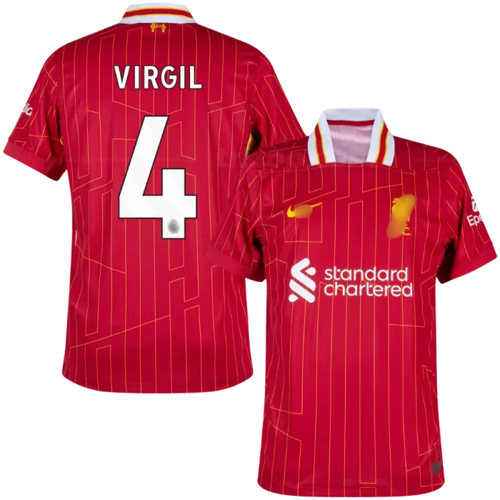 Camiseta primera Liverpool “VIRGIL #4” 24/25 - Imagen 1