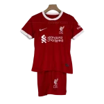 Conjunto niño Liverpool primera equipación 2023/24