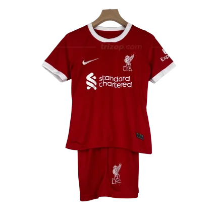 Conjunto niño Liverpool primera equipación 2023/24