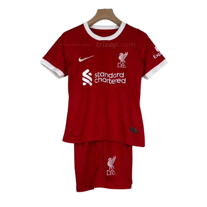 Conjunto niño Liverpool primera equipación 2023/24 - Imagen 1