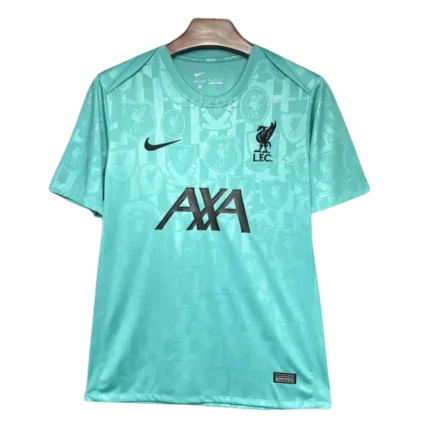 Camiseta Pre Match Turquesa Liverpool 24/25