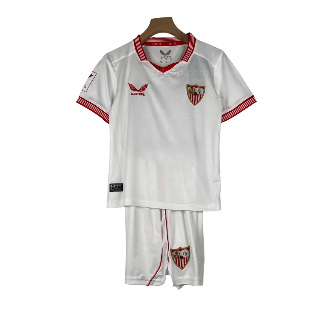 local-sevilla-nino-23-24 Conjunto niño Sevilla primera equipación 23/24 - Imagen 1