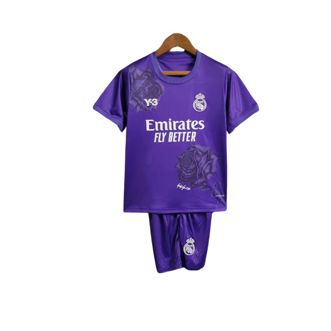 madrid-morado-nino-y-3-23-24-1 Conjunto niño Real Madrid Y3 Morado 23/24 - Imagen 1