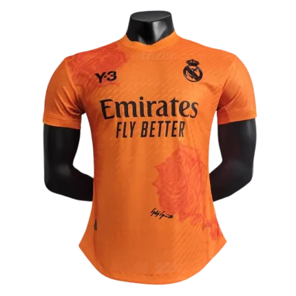 Camiseta Player ” Y-3 Naranja” Real Madrid 23/24