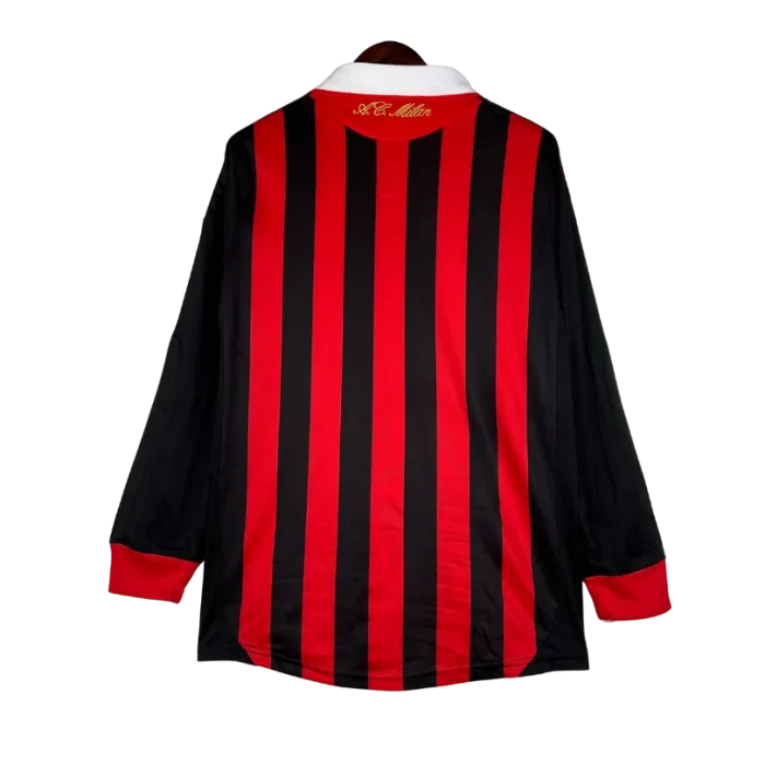 Camiseta manga larga local AC Milán 09/10 - Imagen 2