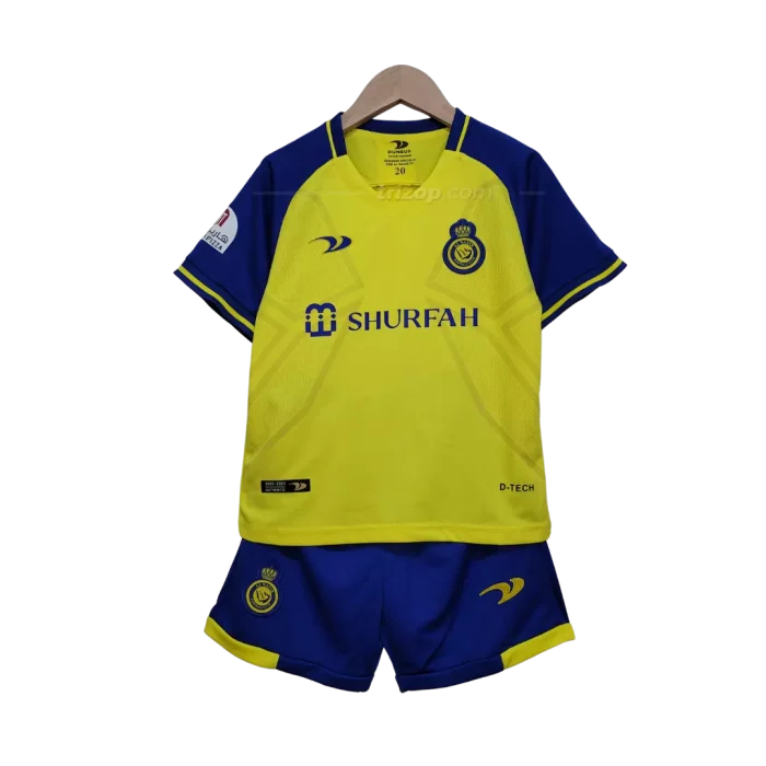 Conjunto niño Al-Nassr primera equipación 2023/24 - Imagen 1