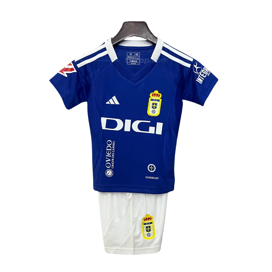 oviedo-casa-24-25-kit-nino-1 Conjunto niño primera Real Oviedo 24/25 - Imagen 1