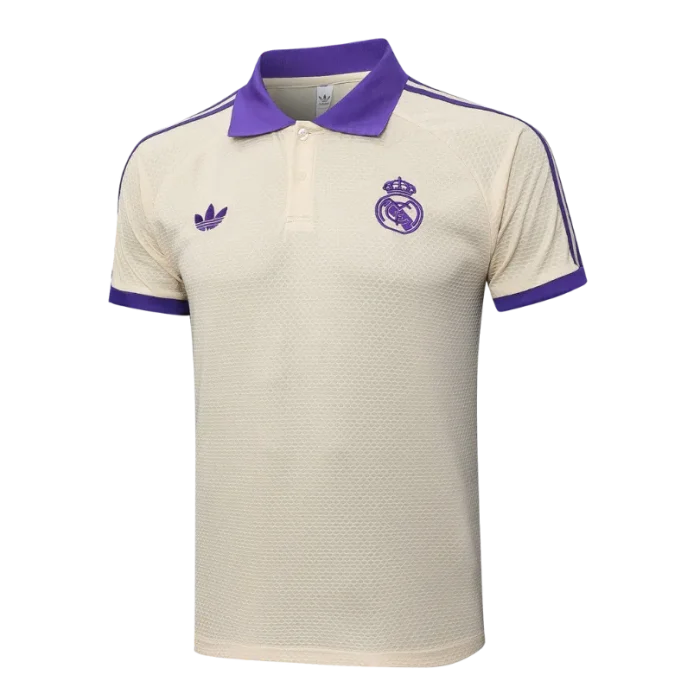 Polo deportivo beige Real Madrid 25/26 - Imagen 1
