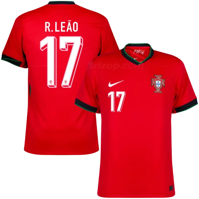 Camiseta primera Portugal “R. LEÃO #17” 2024 - Imagen 1