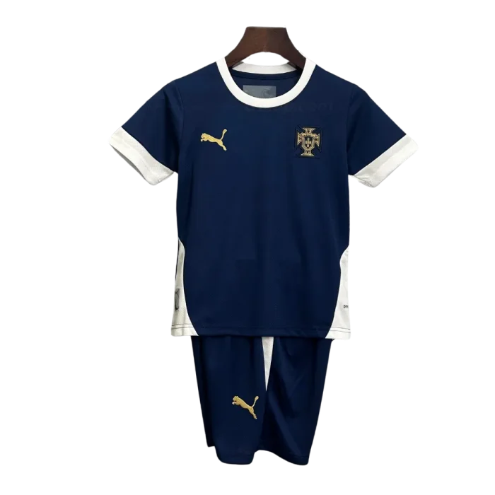 Conjunto niño Portugal entrenamiento azul 2025 - Imagen 1