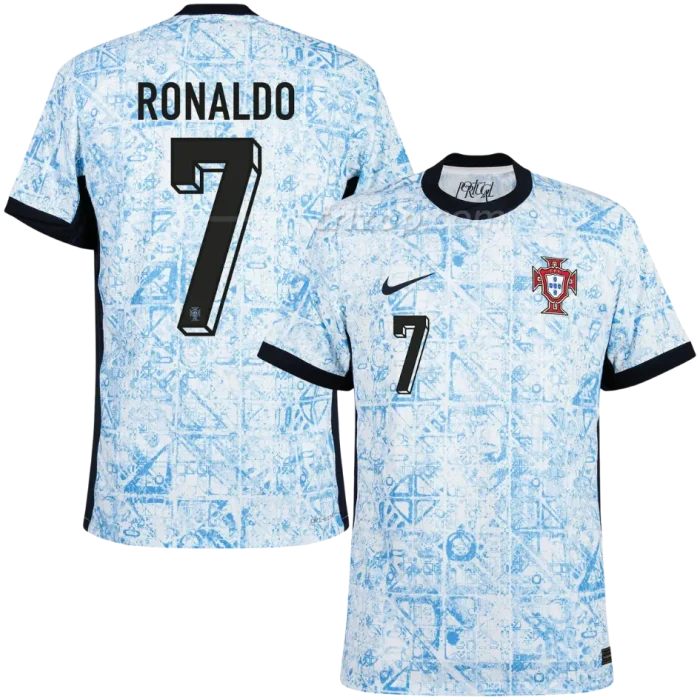 Camiseta segunda niño Portugal “RONALDO #7” 2024 - Imagen 1
