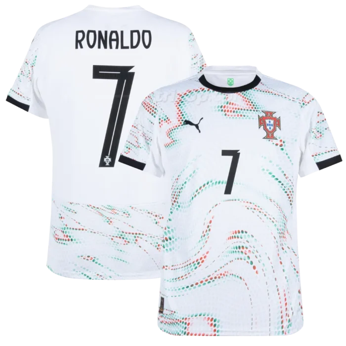 Camiseta segunda niño Portugal “Ronaldo #7” 2025 - Imagen 1