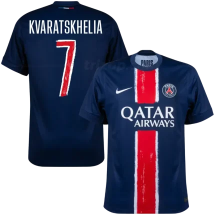 Camiseta primera PSG “KVARATSKHELIA #7” 24/25