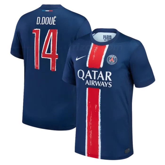 Camiseta primera niño «UCL» PSG “D.DOUÉ #14” 24/25 - Imagen 1