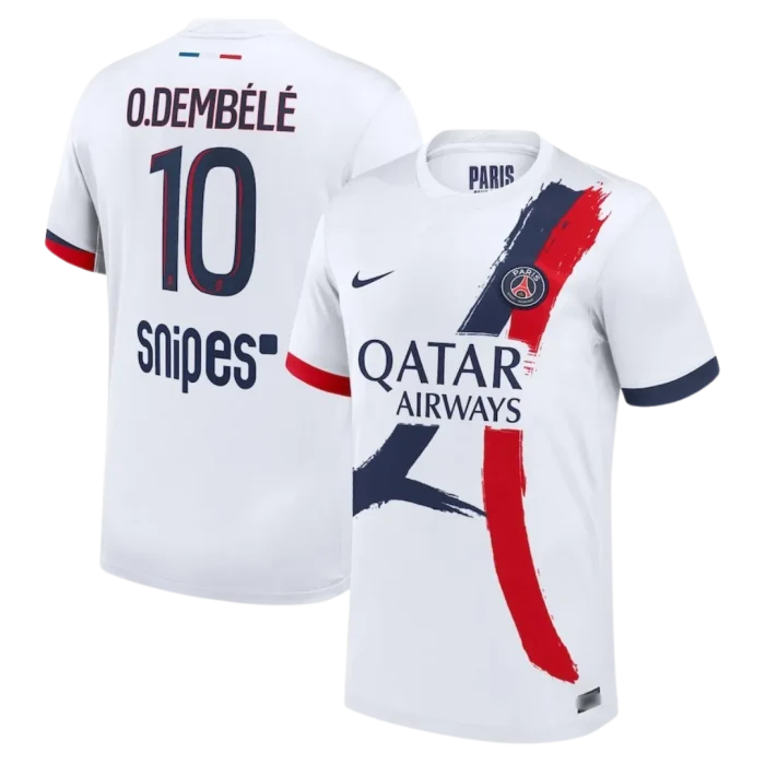Camiseta segunda niño PSG “O. DEMBÉLÉ #10” 24/25 - Imagen 1