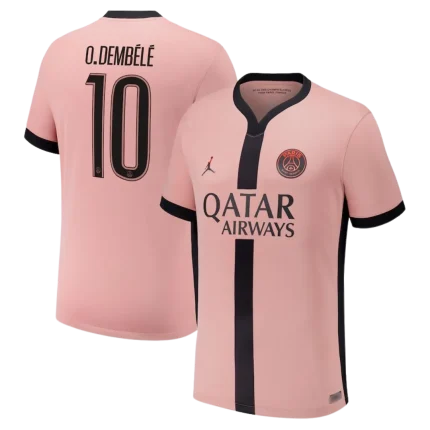 Camiseta tercera niño PSG “O. DEMBÉLÉ #10” 24/25