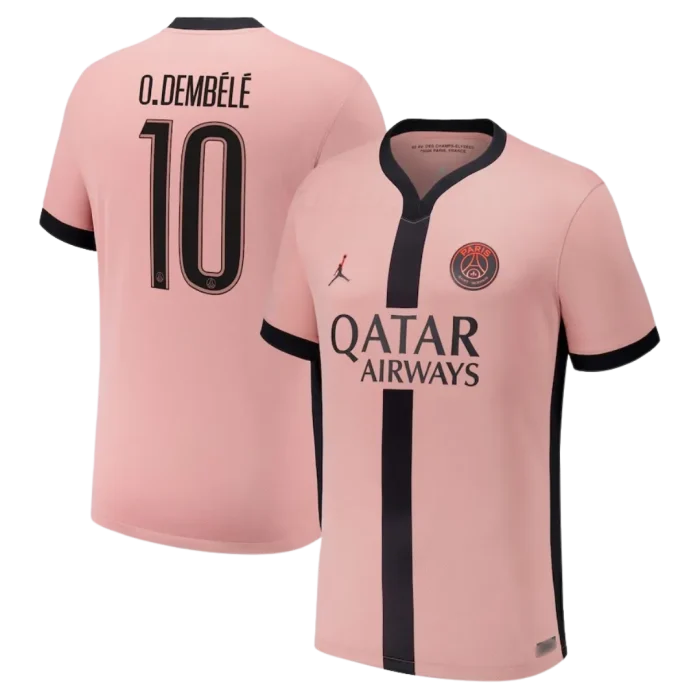 Camiseta tercera niño PSG “O. DEMBÉLÉ #10” 24/25 - Imagen 1