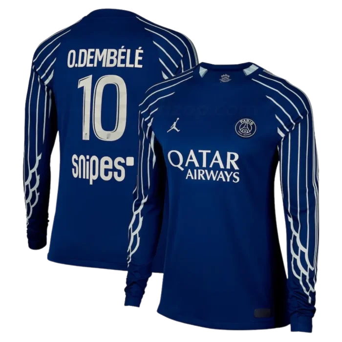 Camiseta manga larga cuarta PSG “O. DEMBÉLÉ #10” 24/25 - Imagen 1