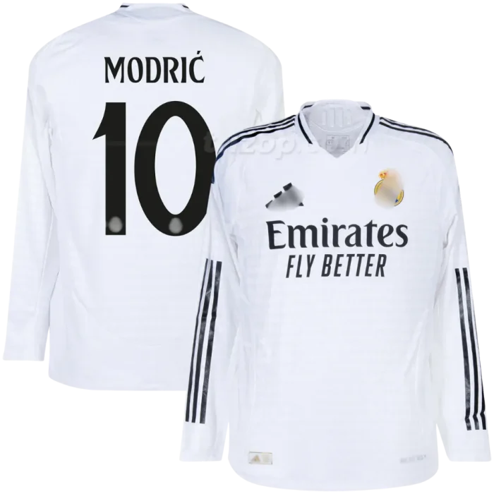 Camiseta manga larga local Real Madrid “MODRIĆ #10” 24/25 - Imagen 1