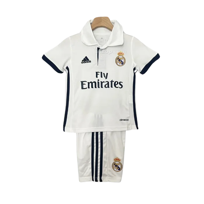 Conjunto niño local Retro Real Madrid 16/17 - Imagen 1