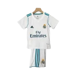 Conjunto niño local Retro Real Madrid 2017/18