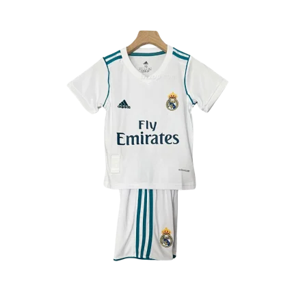 Conjunto niño local Retro Real Madrid 2017/18