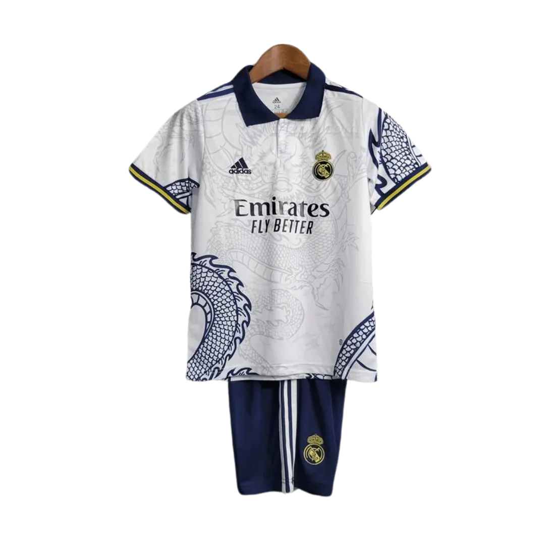 real-madrid-nino-dragon-23-24-blanco-2 Conjunto niño Real Madrid «Especial Dragón white» 23/24 - Imagen 1