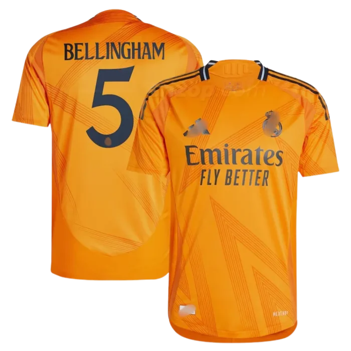 Camiseta segunda niño Real Madrid «BELLINGHAM #5» 24/25 - Imagen 1