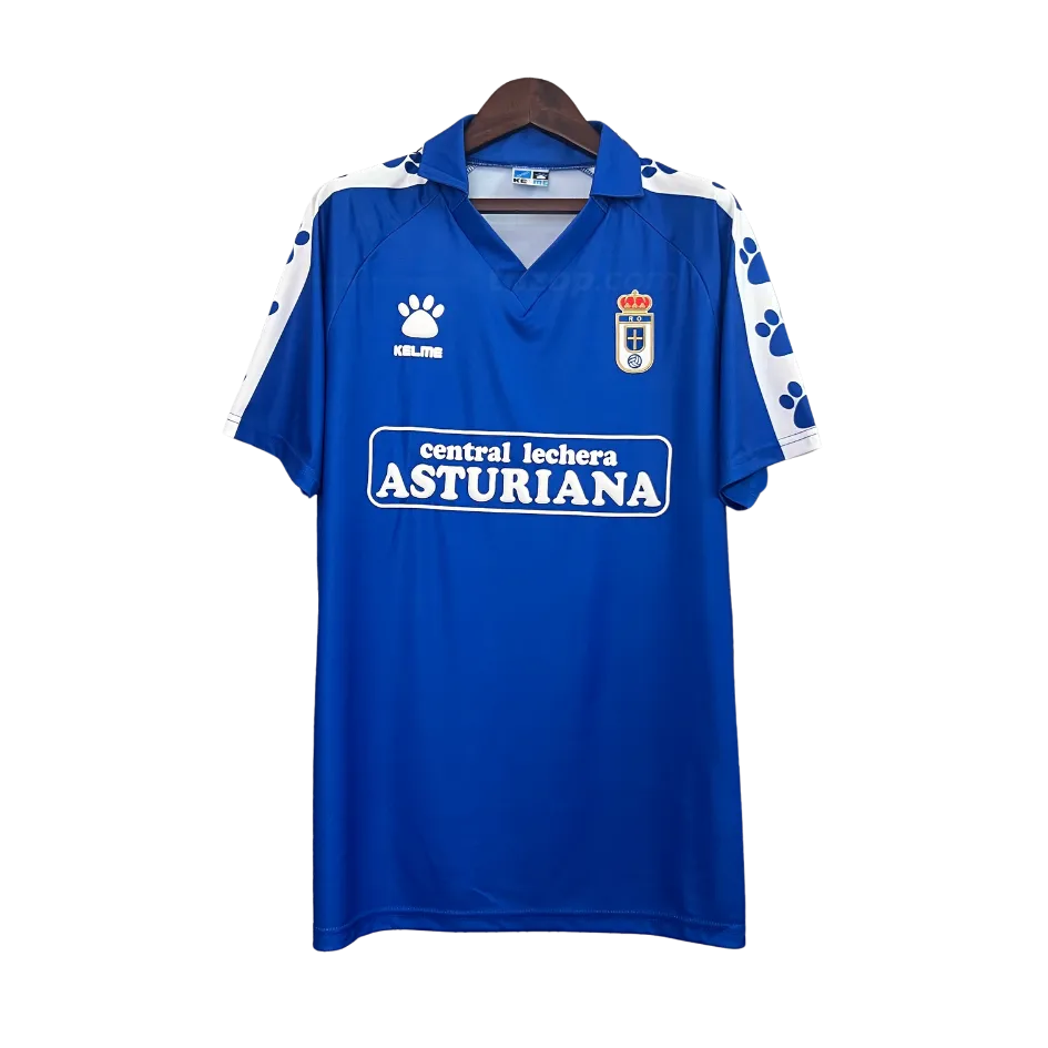 real-oviedo-local-retro-90-91-1 Camiseta local Retro Real Oviedo 90/91 - Imagen 1