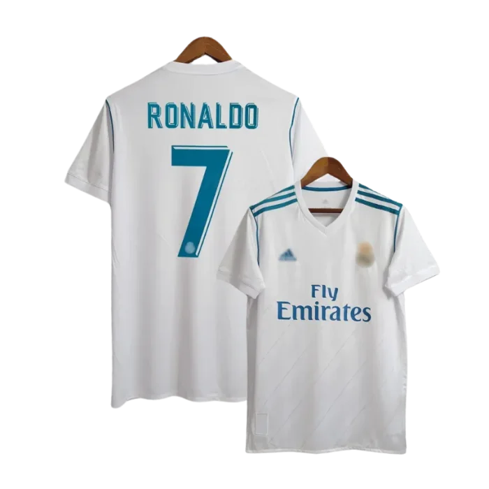 Camiseta blanca niño Real Madrid “RONALDO #7” 17/18 - Imagen 1