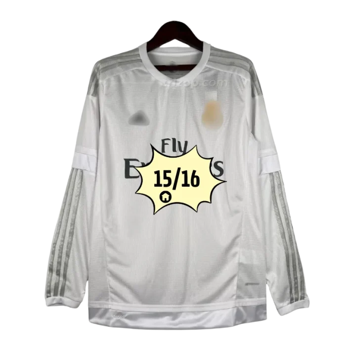 Camiseta local manga larga Retro Madrid 15/16 - Imagen 1