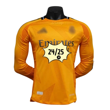 Camiseta naranja manga larga Player Madrid 24/25