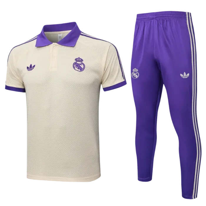 Conjunto Polo beige Real Madrid 25/26 - Imagen 1