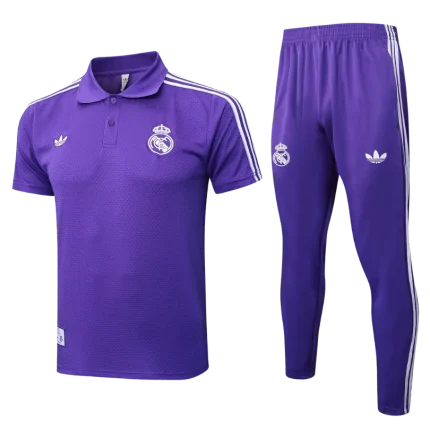 Conjunto Polo morado Real Madrid 25/26