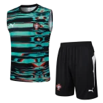 Conjunto entreno sin mangas verde Portugal 25/26