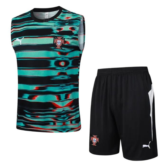 Conjunto entreno sin mangas verde Portugal 25/26 - Imagen 1