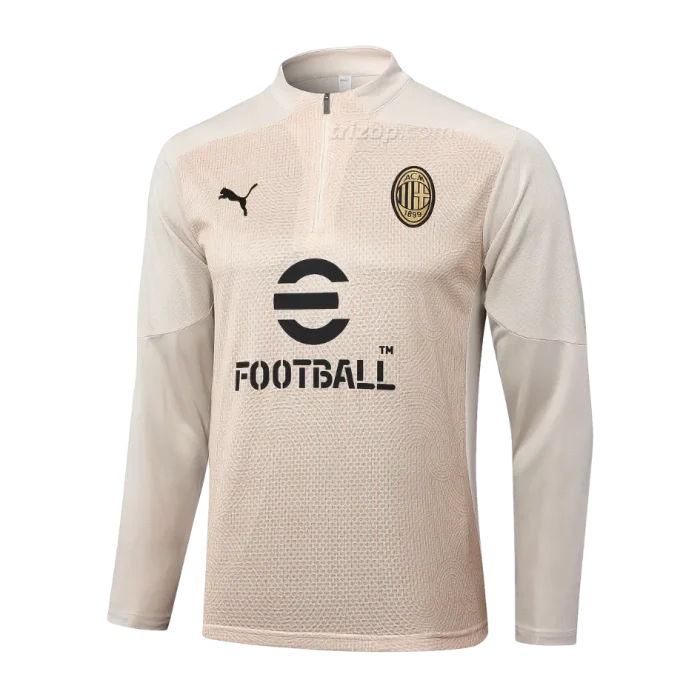 Sudadera entrenamiento Beige AC Milán 24/25 - Imagen 1
