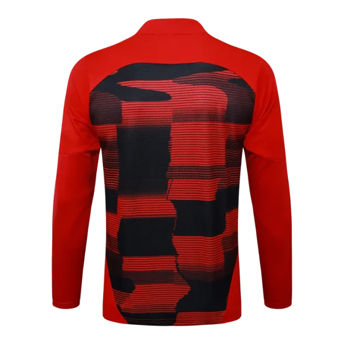 Sudadera entrenamiento rojinegro AC Milán 24/25 - Imagen 2