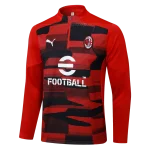 Sudadera entrenamiento rojinegro AC Milán 24/25