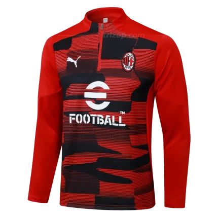 Sudadera entrenamiento rojinegro AC Milán 24/25