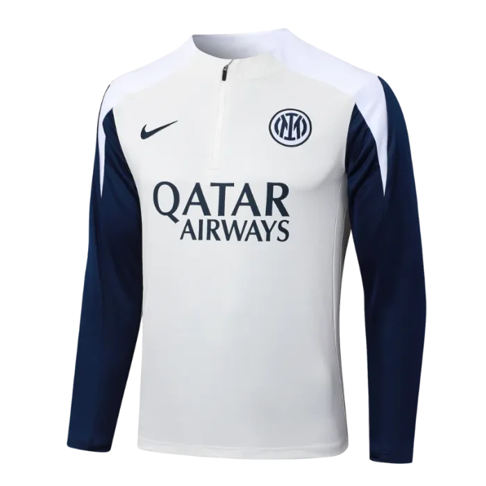 Sudadera entreno blanca Inter 25/26 - Imagen 1