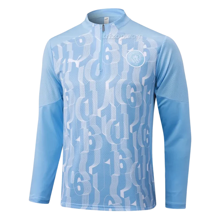 Sudadera entrenamiento Especial celeste Manchester City 24/25 - Imagen 1