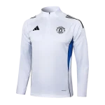 Sudadera entreno blanca Man. United 25/26