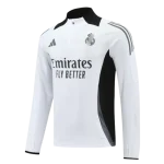 Sudadera entrenamiento blanca Real Madrid 24/25