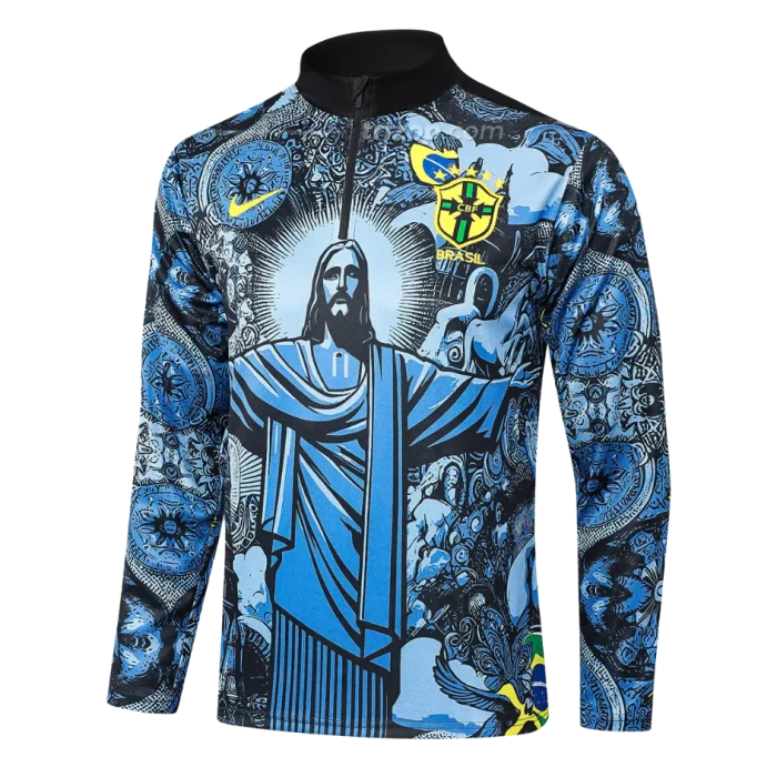 Sudadera entrenamiento azul “Cristo Redentor” Brasil 24/25 - Imagen 1